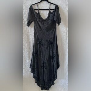 Beach by Exist Cold Shoulder Umbrella Dress NWOT